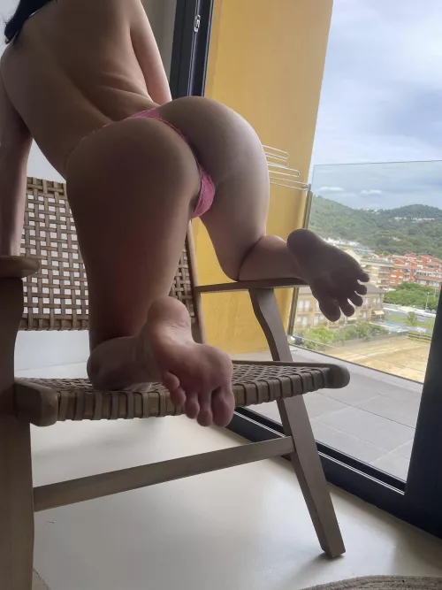 so you can see me better from behind