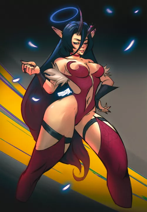 Succubus angel by me (Marmoonart)