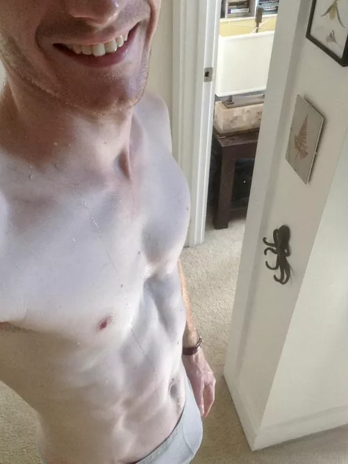 Sweaty workout s[m]ile