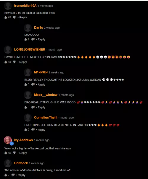 They didn't get to this point in their career based on their basketball skills