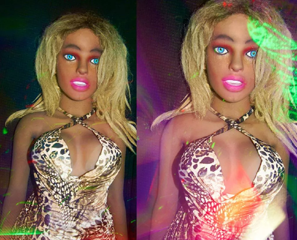 When a lifesize Barbie walks into a nightclub...