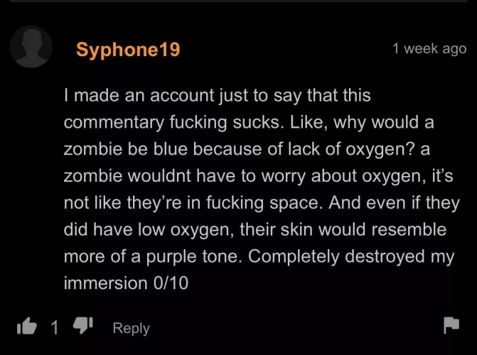 Who tf watches porn for immersion