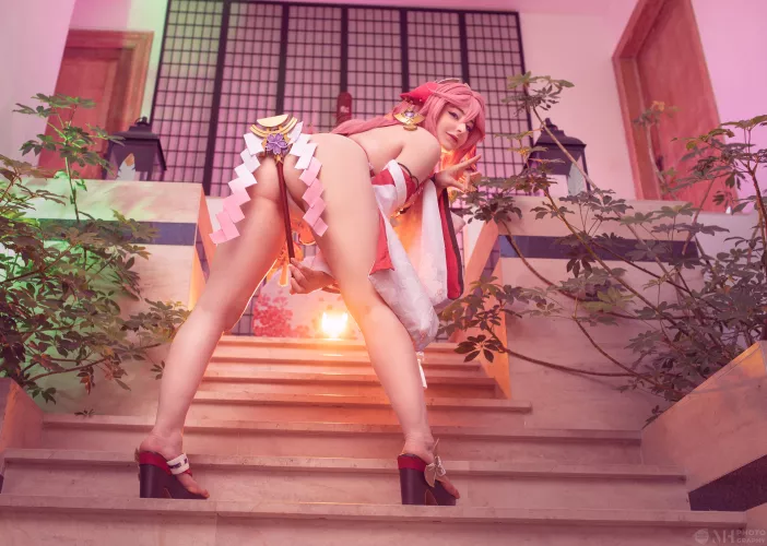 Yae Miko ( Genshin Impact ) by Mikomi Hokina