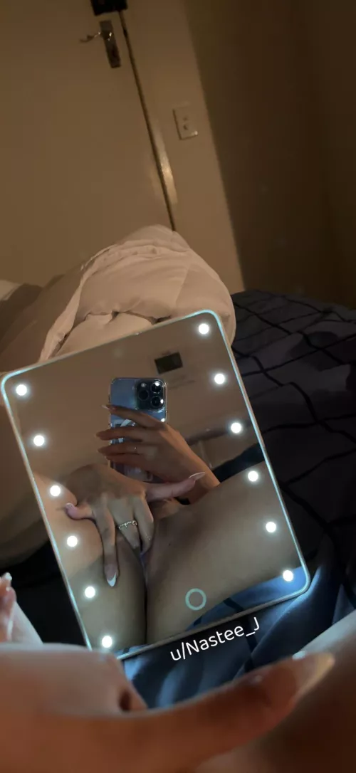 [F]ingered my pussy to the thought of thick cocks