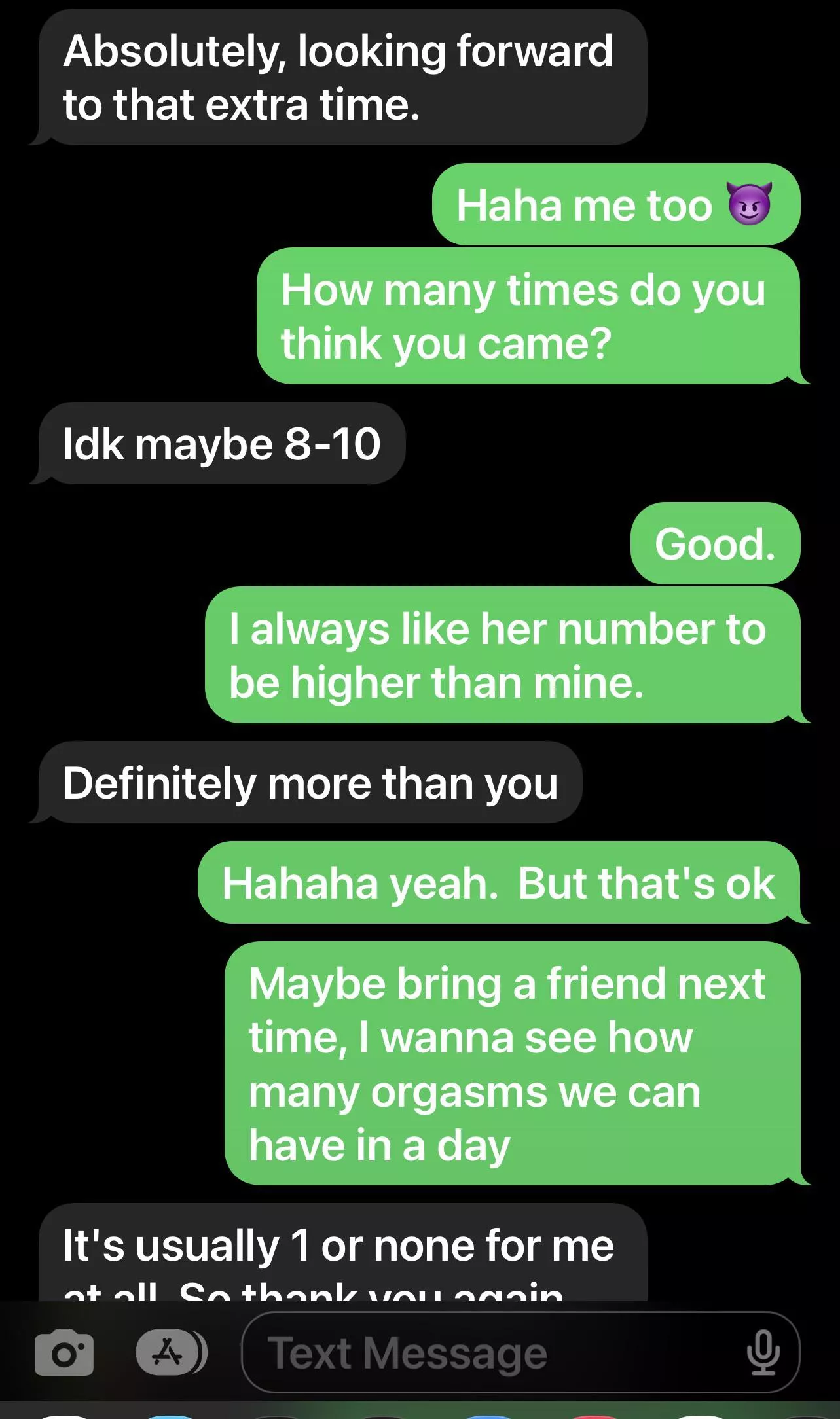 Give her to me. See what you get back 😈😈