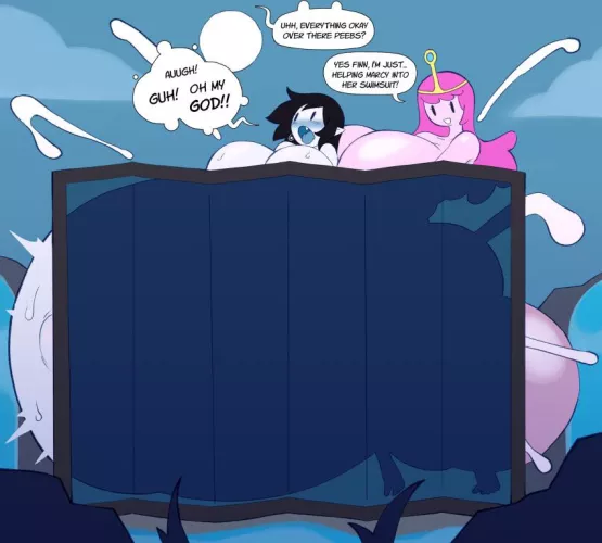 [H/F] helping into her swimsuit (Angstrom)