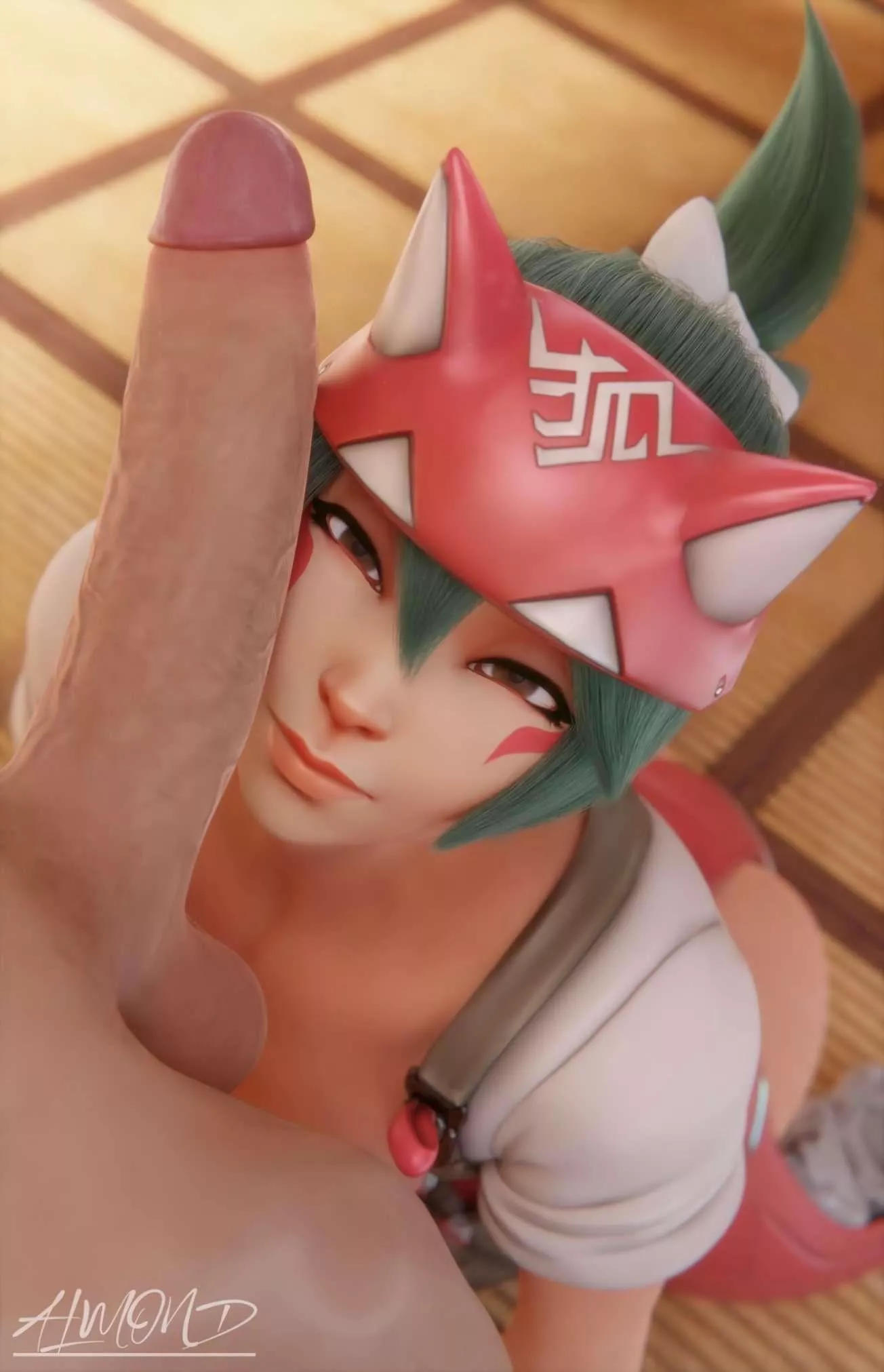 Kiriko rubbing up (Almond)