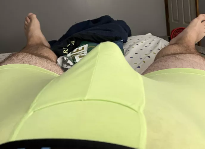 Morning wood bulge