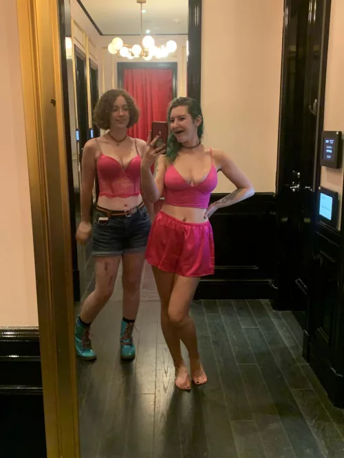 Pink in the fitting room