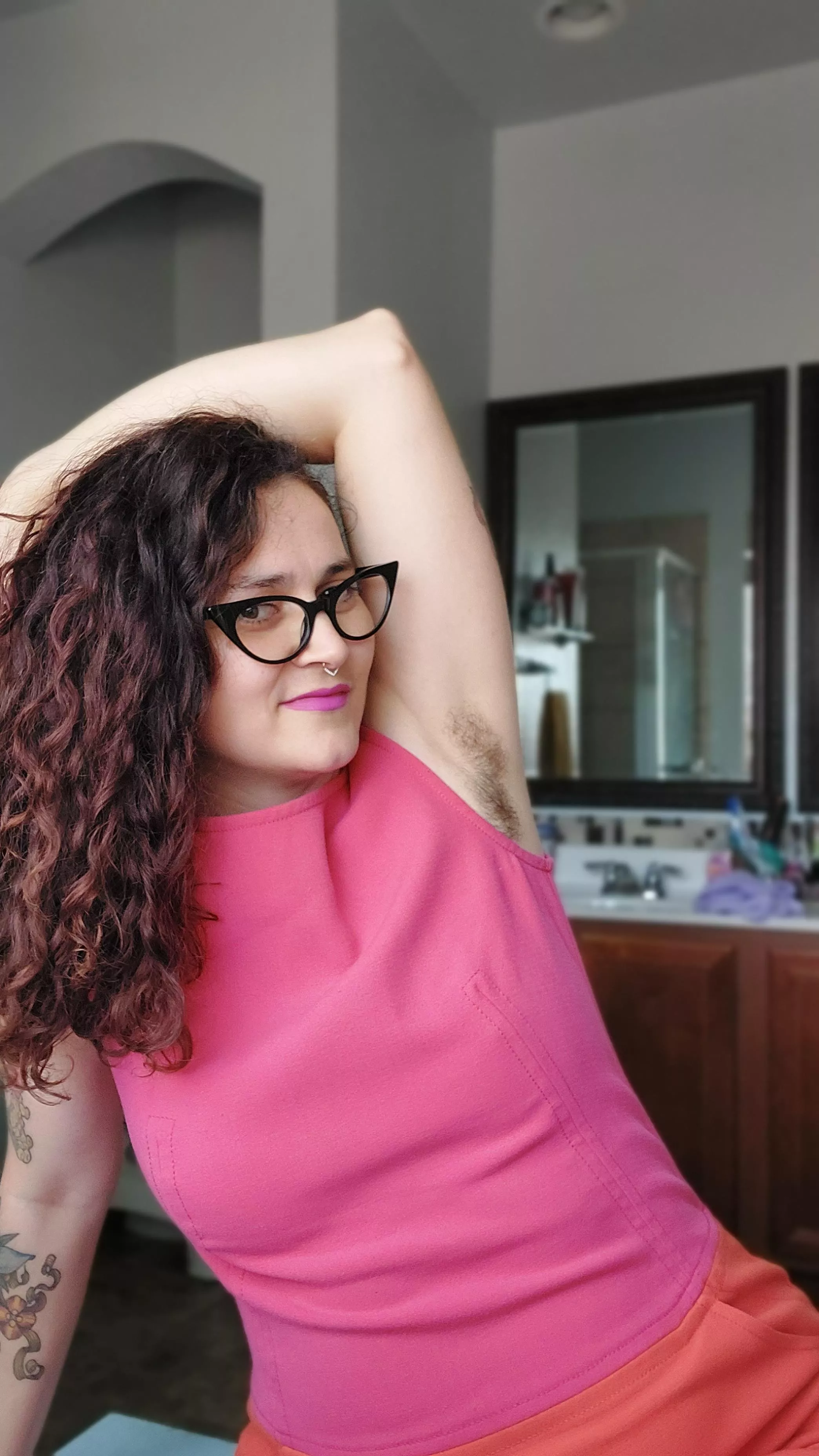 This Barbie has hairy armpits. (38f)