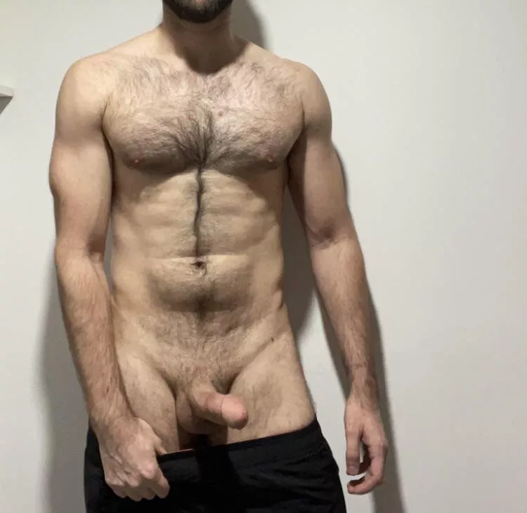 Worked hard at the gym this morning (m)