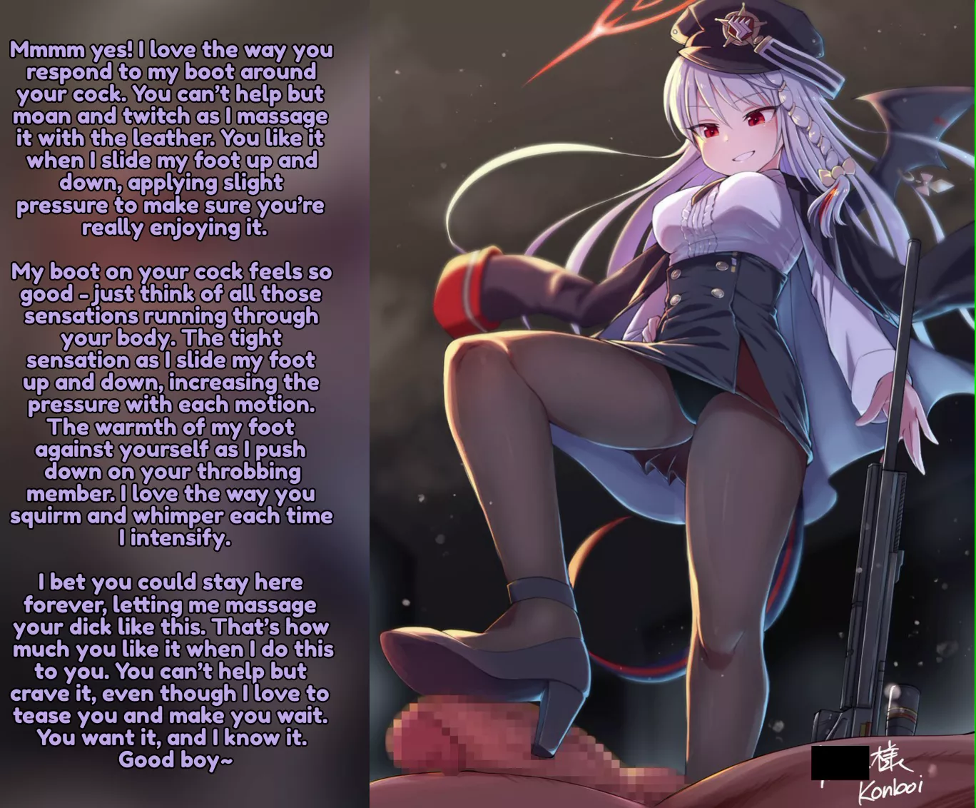 You love my boots~ [Footjob][Boots][Heels][Teasing][Audio][Artist - konboi-eg]