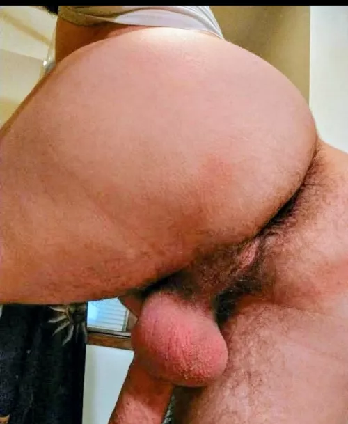 Bury your tongue in my ass while you stroke my cock!