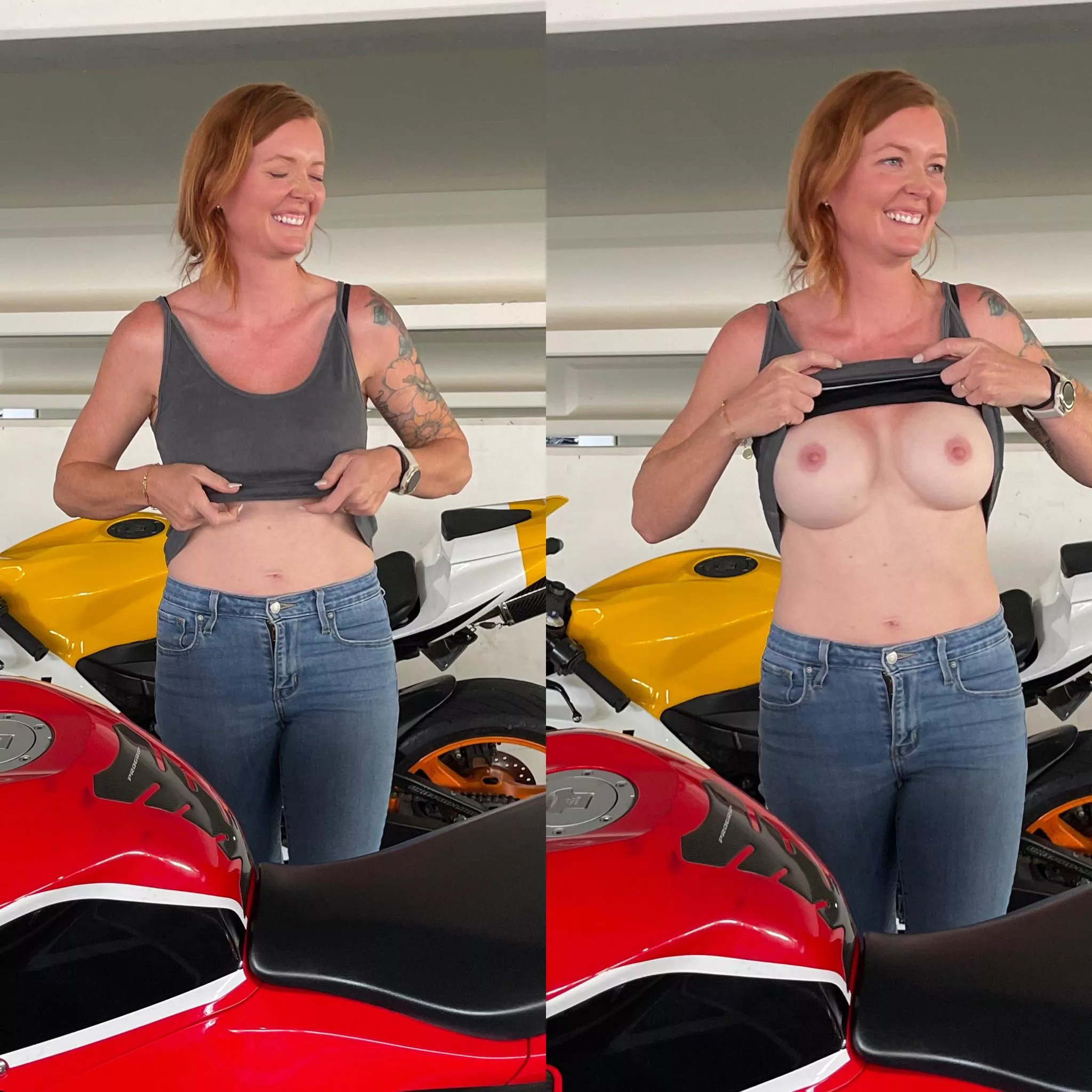 Can you tell the people driving by knew what I was doing?