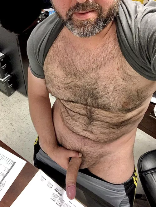 Come for lunch with your boss, I’ll make sure that you’re fed, then back to my office, where I’ll make sure that you’re bred.