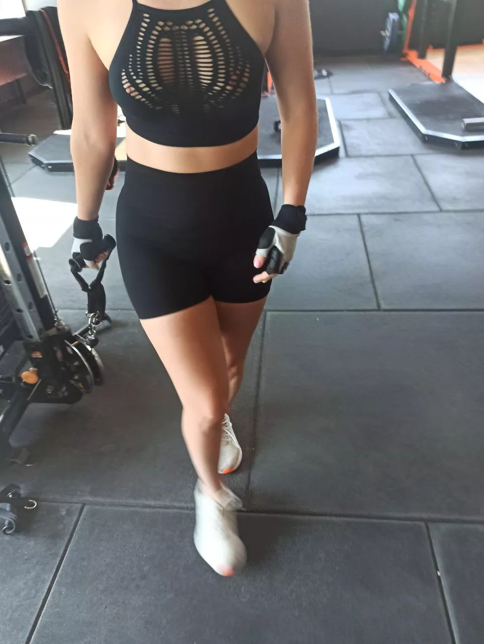 (f) I'm trying a new biceps exercise, and my nipples are already excited!