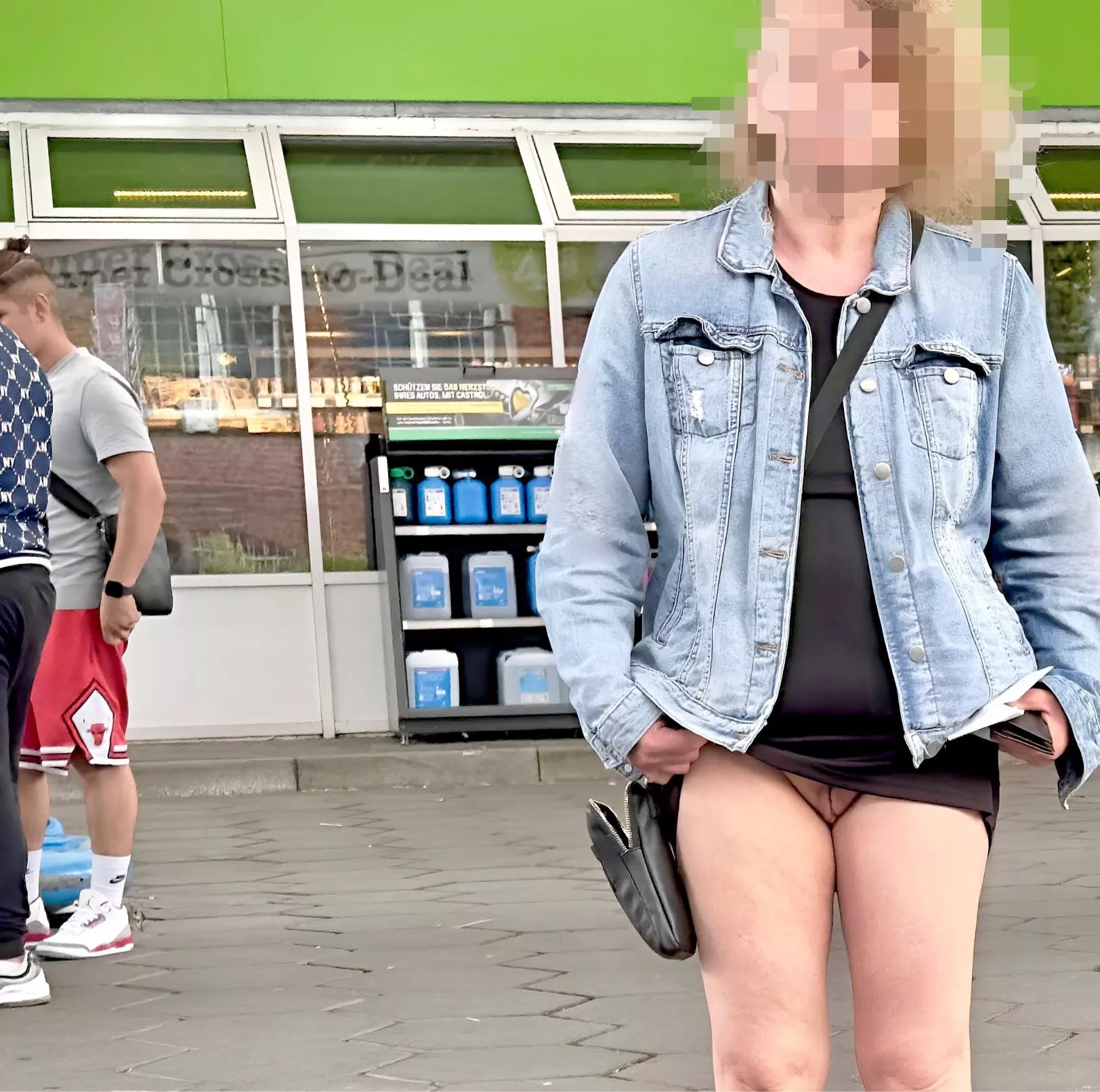 (F) must have misunderstood the “free gas station”.