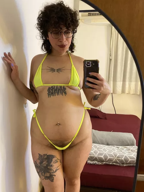 Feeling extra cute in my new bikini