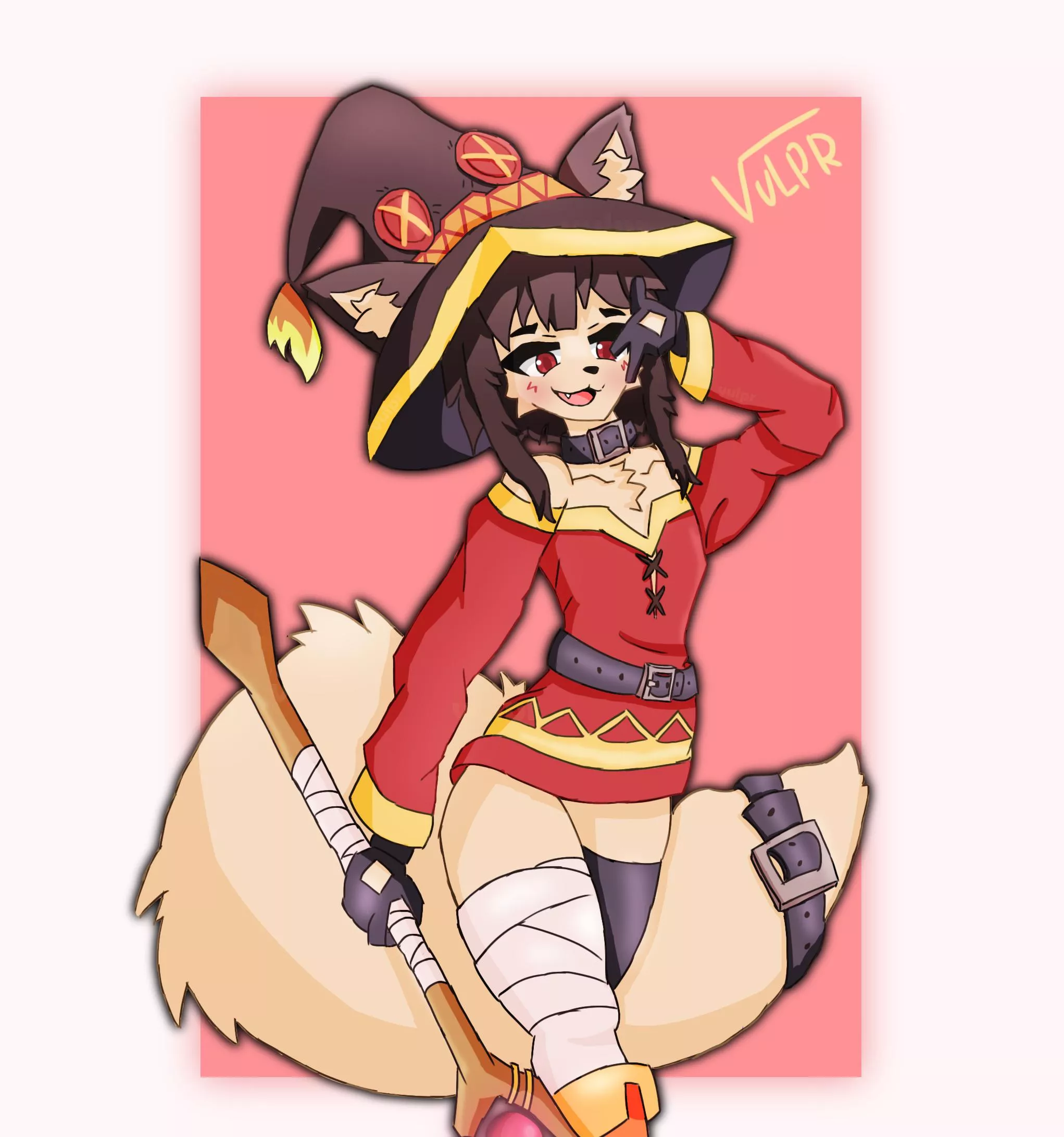 Furry Megumin ( art my me)