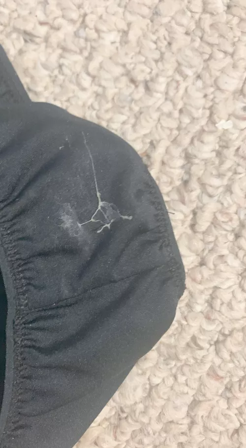 Hookups panties after giving me a BJ