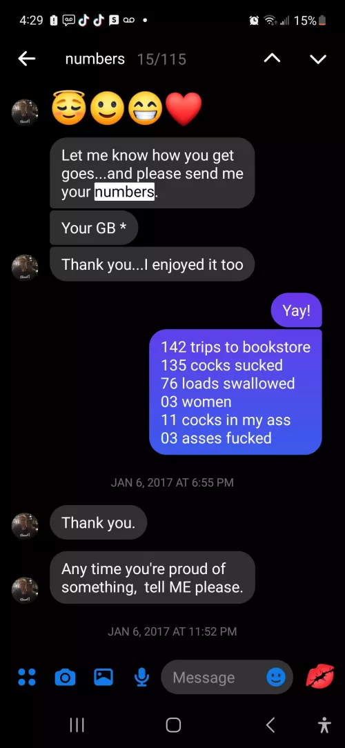 I used to count everything for my mistress. She ordered my numbers up. Does anyone else do this?