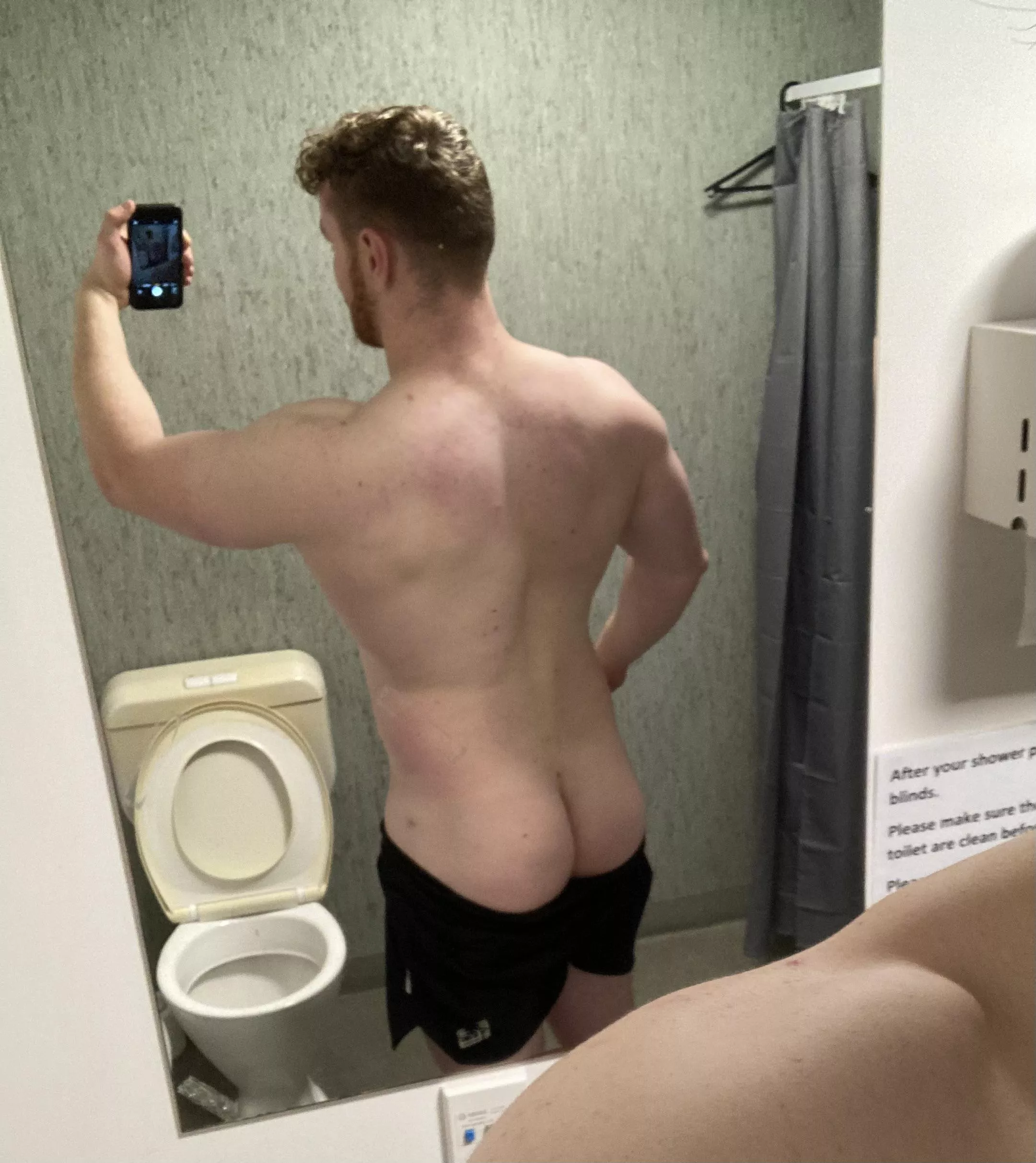 I would shove your head in the bowl and rail you with my big muscles 😈