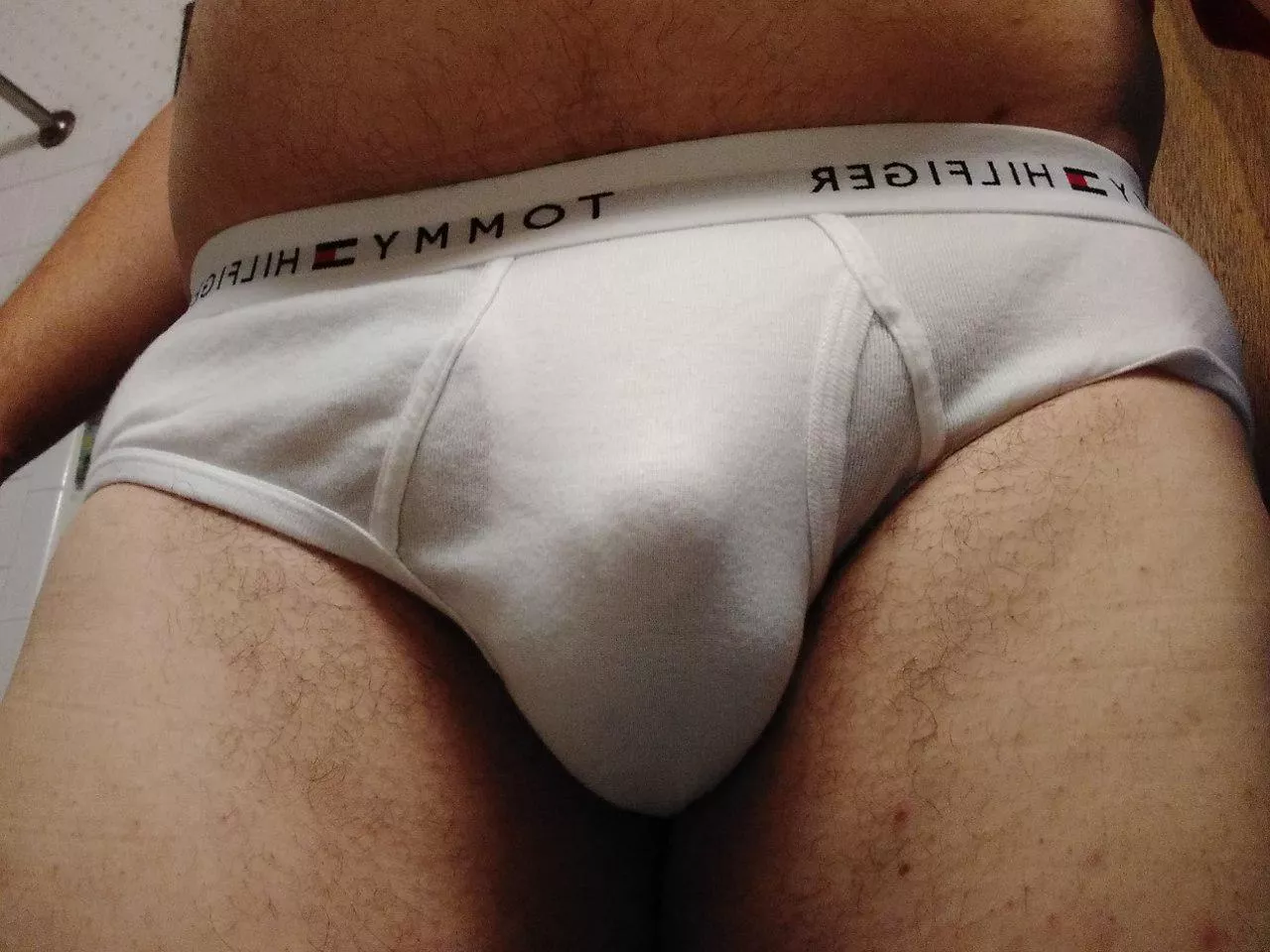 Let's chat and admire each other's bulges.