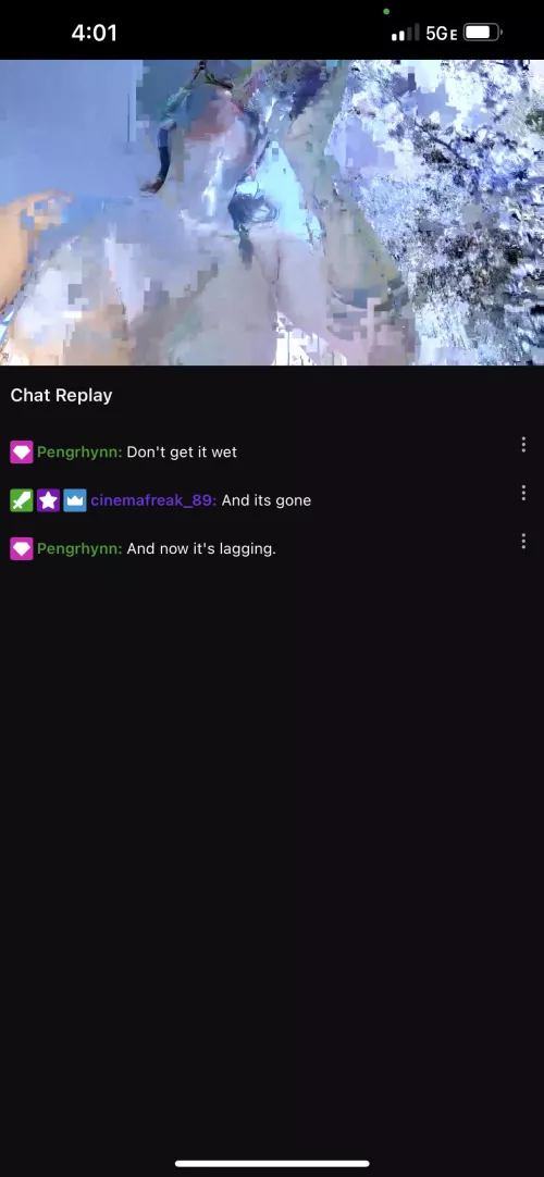 Twitch IOS app works fine for a few minutes when going live but then buffer and lags.
