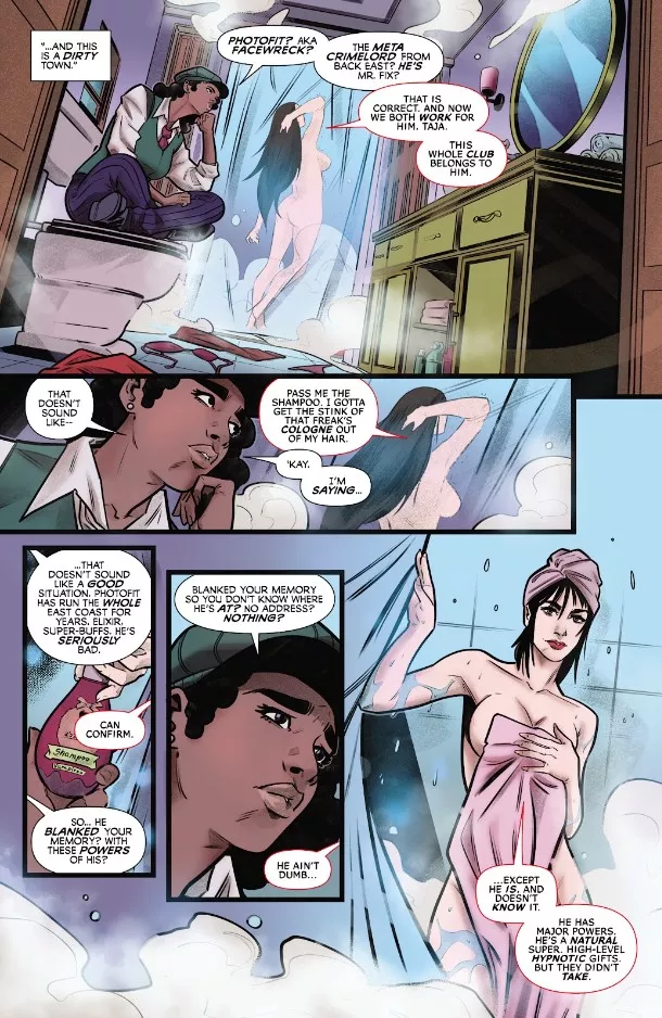 Vampi's Shower [Vampirella Versus The Superpowers #3]