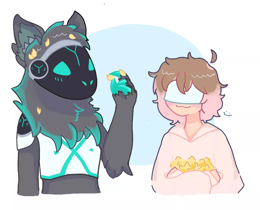 A drawing my gf did for me :3