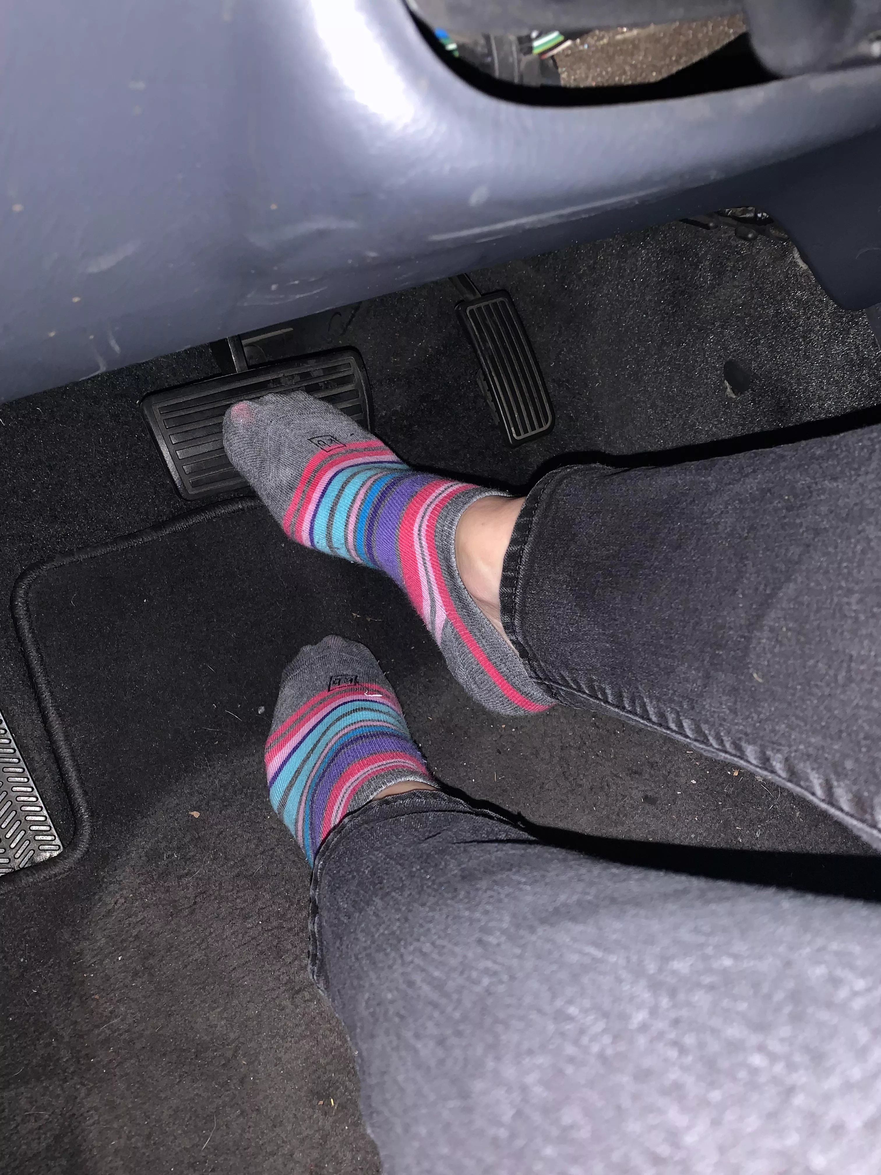 Felt so good to take my shoes off and go for a drive in these.