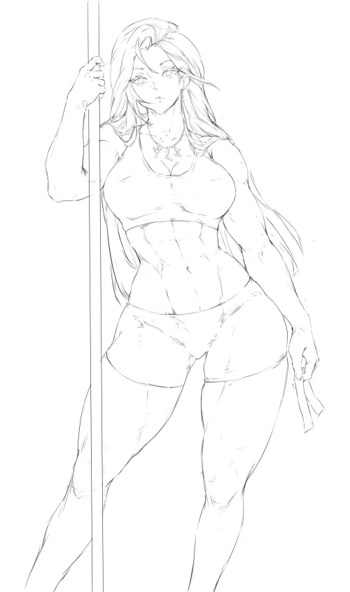 Lineart for a work in progress [Original]