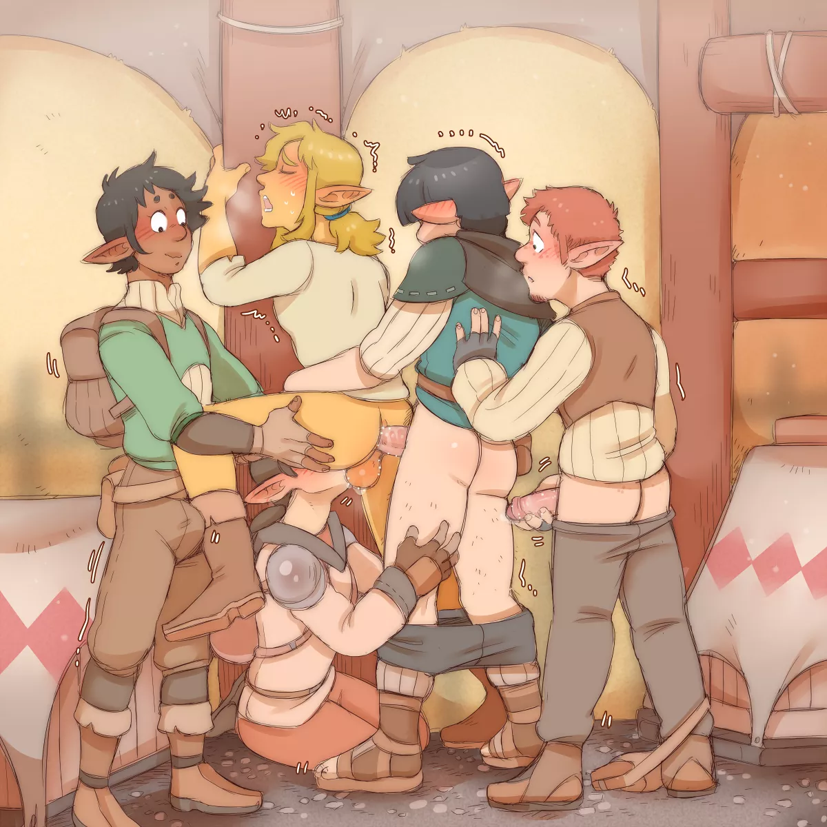 Link and Friends [LoZ]