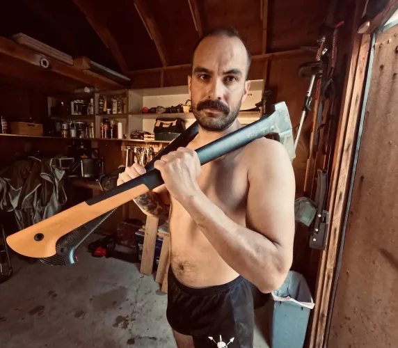 [M] splitting logs is a sport, right? Maybe you have something I can split