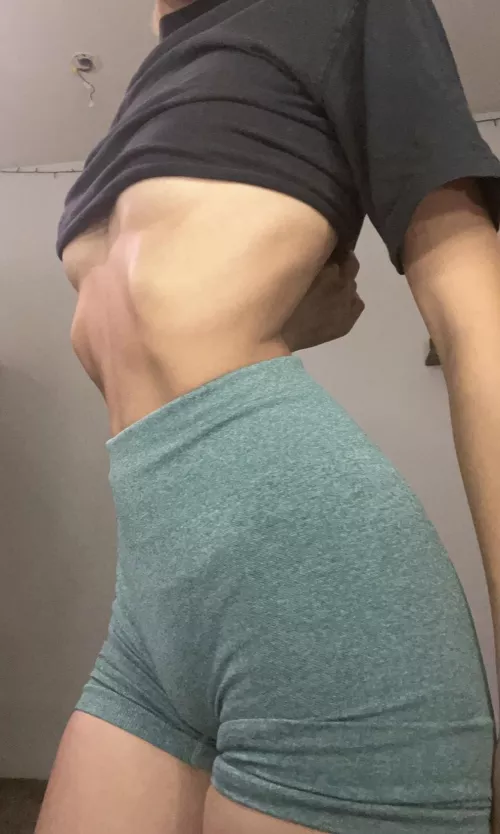 My ribcage is more prominent after I workout ;)