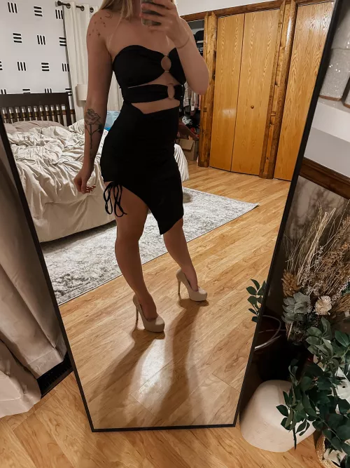 Now why would I be wearing panties under this dress … [f]