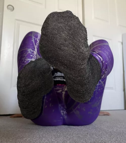 Putting my smelly socks in your face 😈