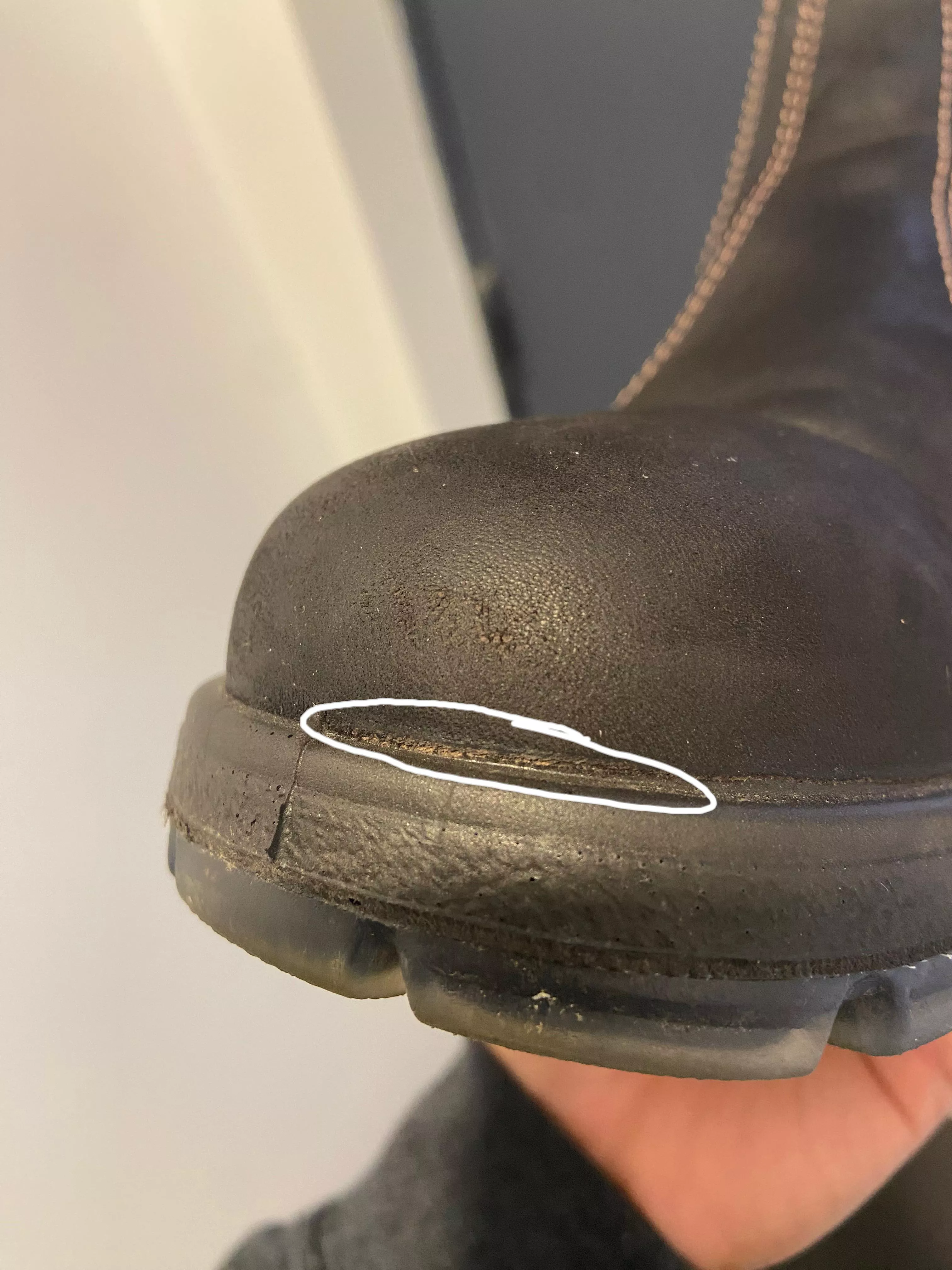 Redback boots wear and tear