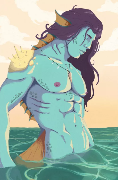 Sunlight merman (By me, Eldriwitch)