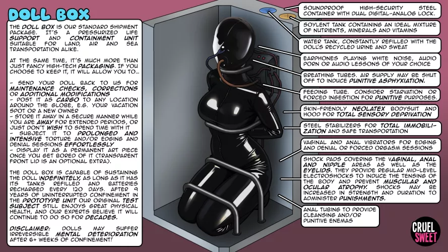 The Latest in long-term sex slave storage and transportation technology