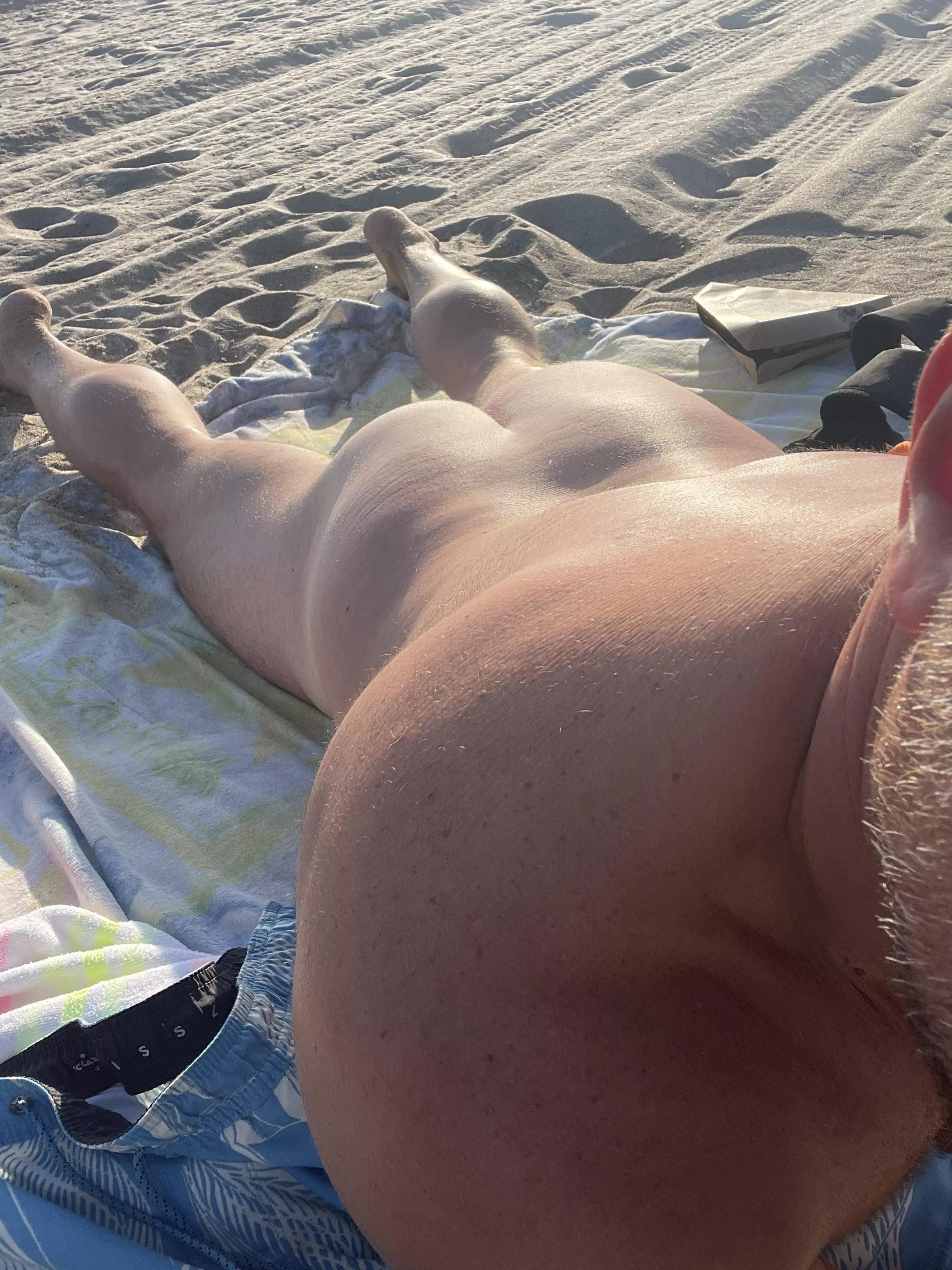 The sun feels so good!