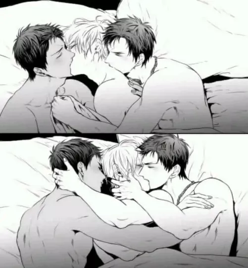 Threesome being h∅rn× with love