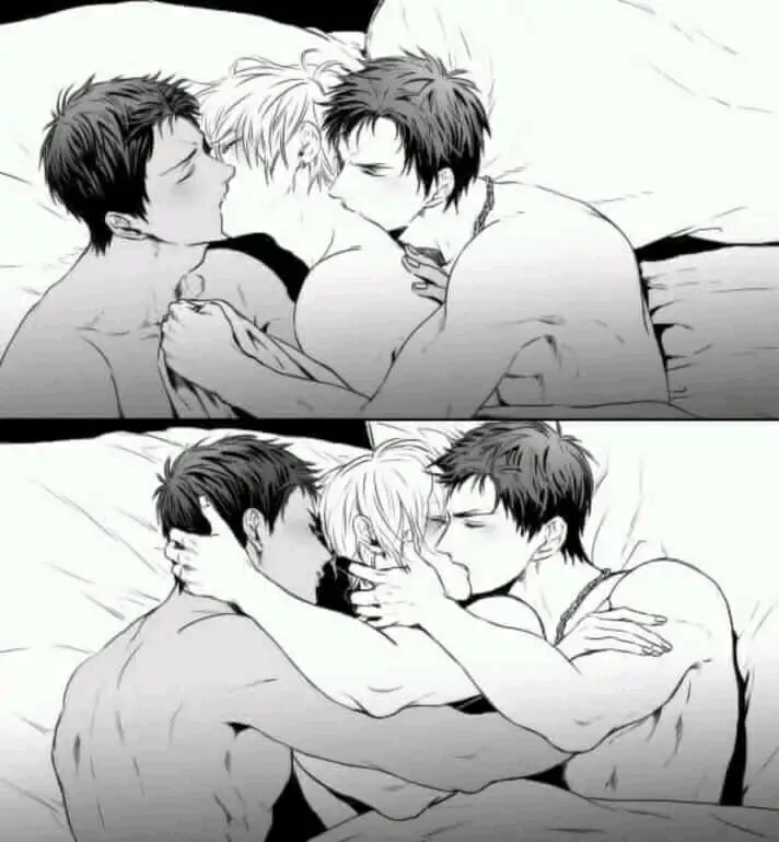 Threesome being h∅rn× with love