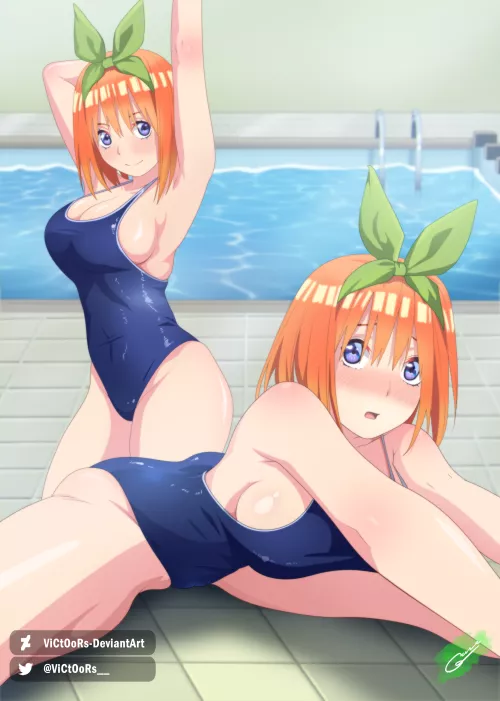 Yotsuba Stretching (The Quintessential Quintuplets)