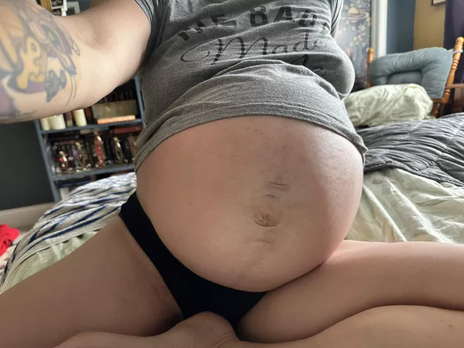 Belly is feeling tight (35 weeks)