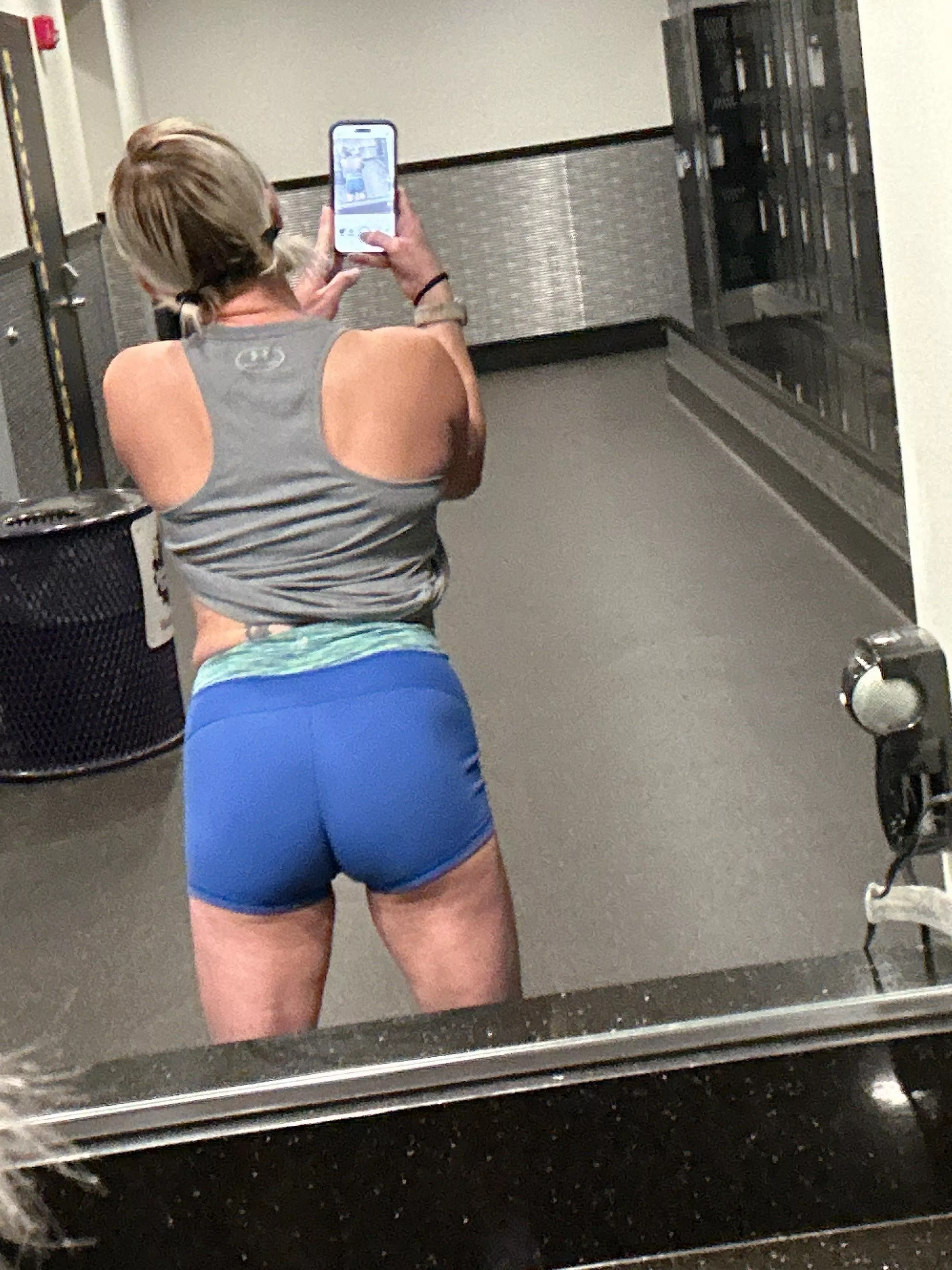 Booty at the gym