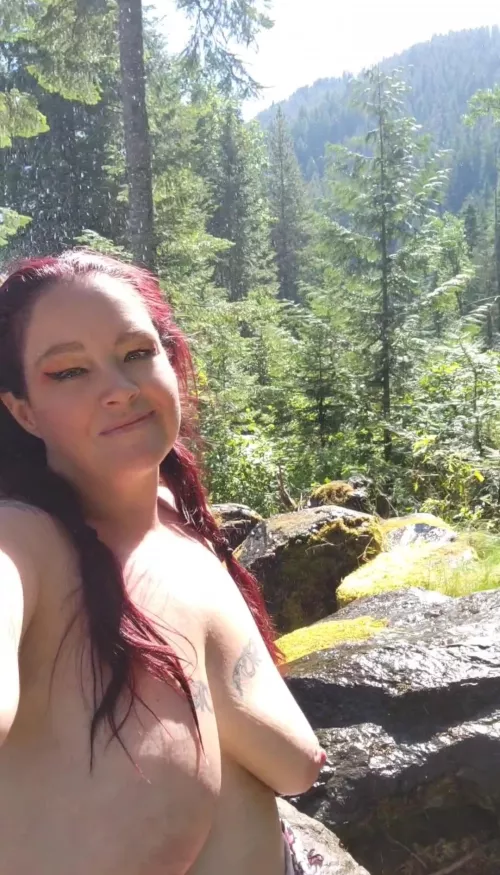 Ever see some water and just ..... must stop and strip down.