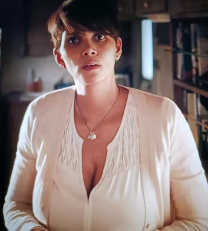 Halle Berry, super busty, after having kid in 2014