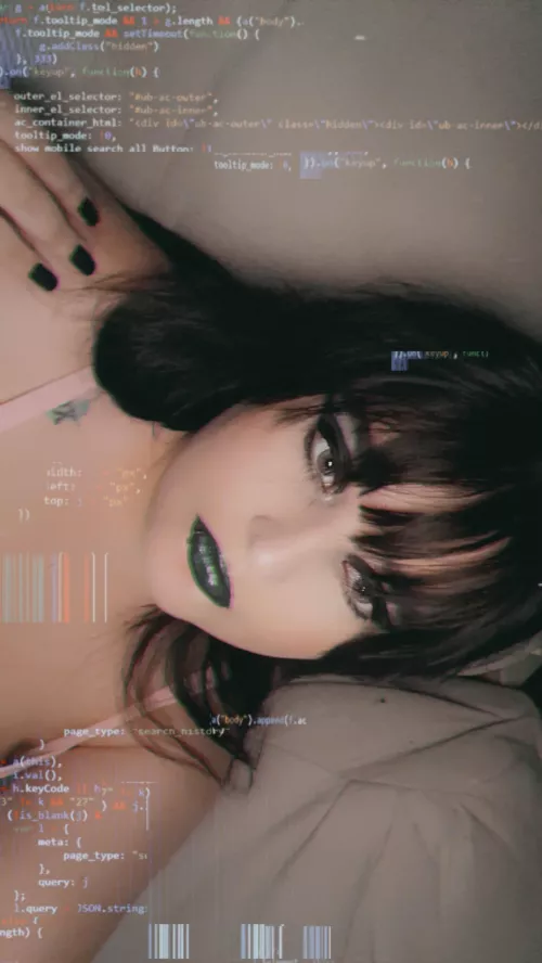 i cut my own bangs 🦇🖤