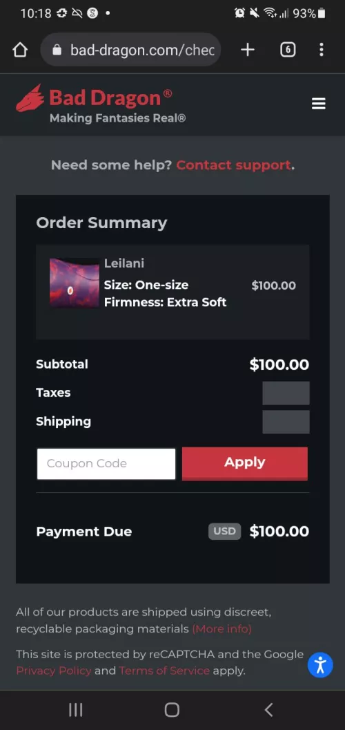 International shipping